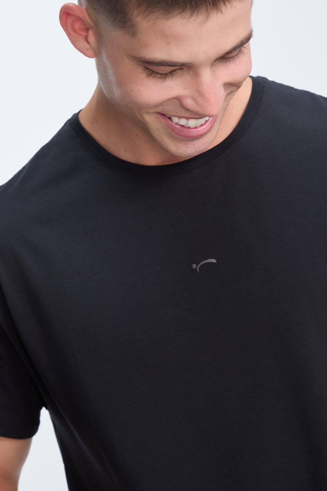 U.N.I Oversize Tee | AlgaKnit - Black