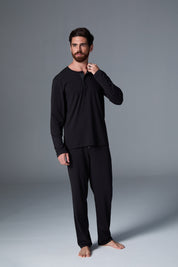 Recovery PJ | AlgaKnit - Black / Heather