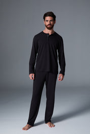 Recovery PJ | AlgaKnit - Black / Heather