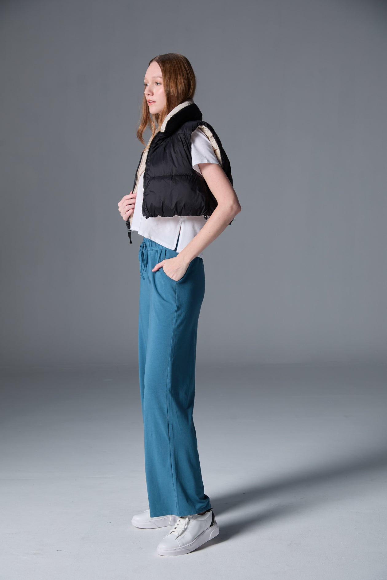 Everyday Palazzo | AlgaKnit - Sea Teal