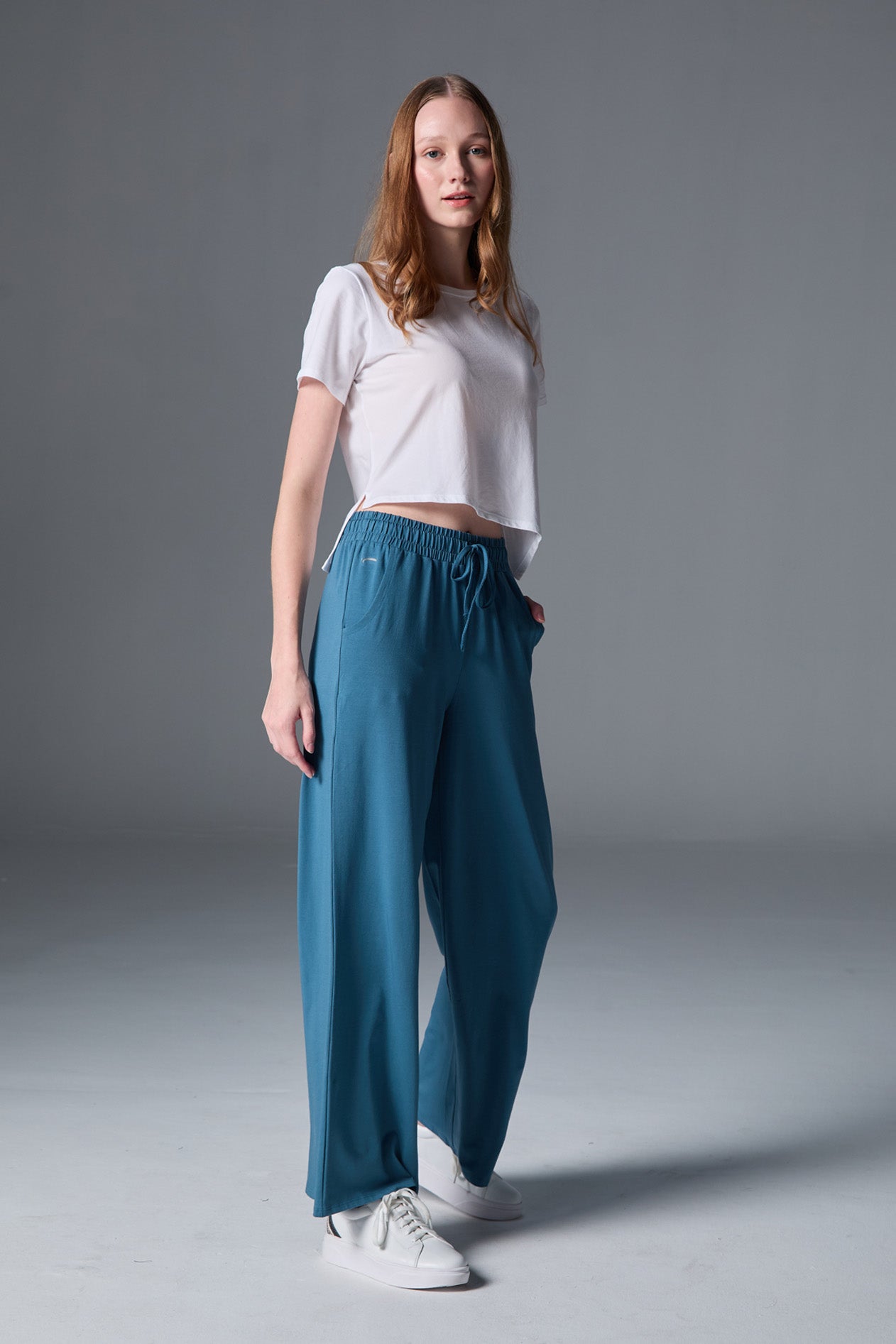 Everyday Palazzo | AlgaKnit - Sea Teal
