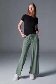 Everyday Palazzo | AlgaKnit - Forest Green