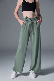 Night Palazzo | AlgaKnit - Forest Green