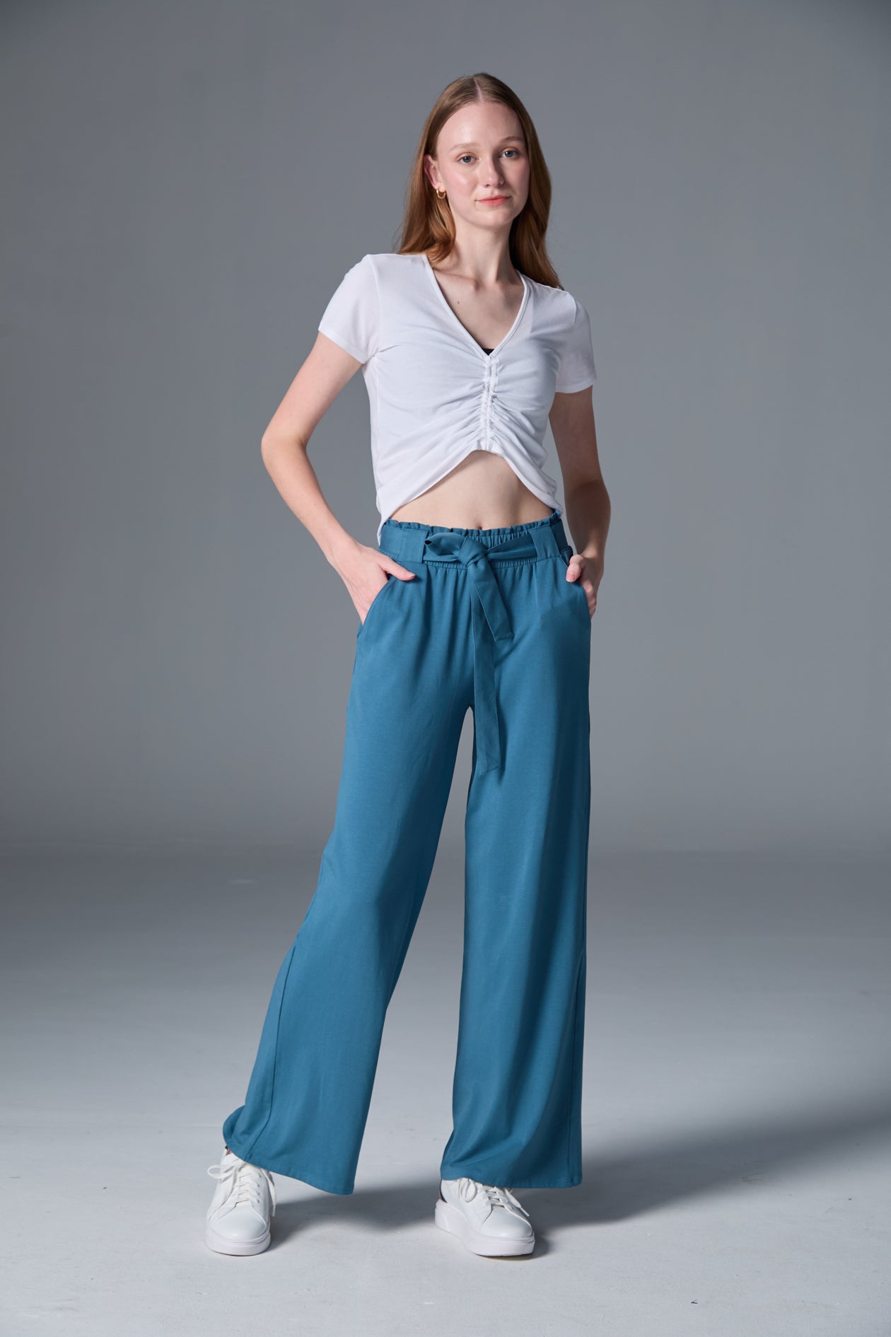 Night Palazzo | AlgaKnit - Sea Teal