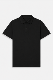 Cloud Polo Shirt | AlgaKnit - Black
