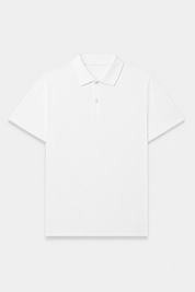Cloud Polo Shirt | AlgaKnit - White