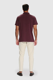 Cloud Polo Shirt - Burgundy