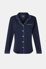 Cozy PJ | AlgaKnit - Nautic blue / Steel gray