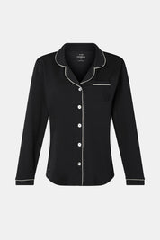 Cozy PJ | AlgaKnit - Black / Light Grey