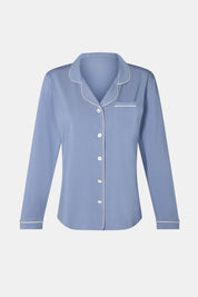 Cozy PJ | AlgaKnit - Rain Cloud / Light Bone
