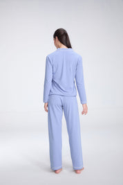 Cozy PJ | AlgaKnit - Rain Cloud / Light Bone