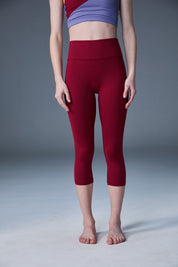 Crop Pant | IMPACT - Dark Cherry