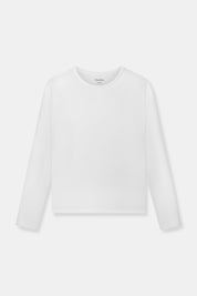 Everyday Long Sleeve Tee | AlgaKnit - White