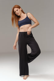 Everyday Palazzo | AlgaKnit - Black
