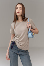 Favorite tee | AlgaKnit - Taupe