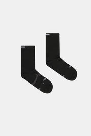 High Performance Running Socks // 6.0" Crew - Black