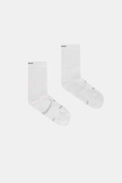 High Performance Running Socks // 6.0" Crew - White