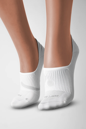 High Performance Training Socks // No-Show 0" - White