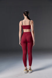 High Waist Pant | FLŌ - Dark Cherry
