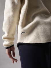 U.N.I. Sherpa Sweatshirt - White Chalk