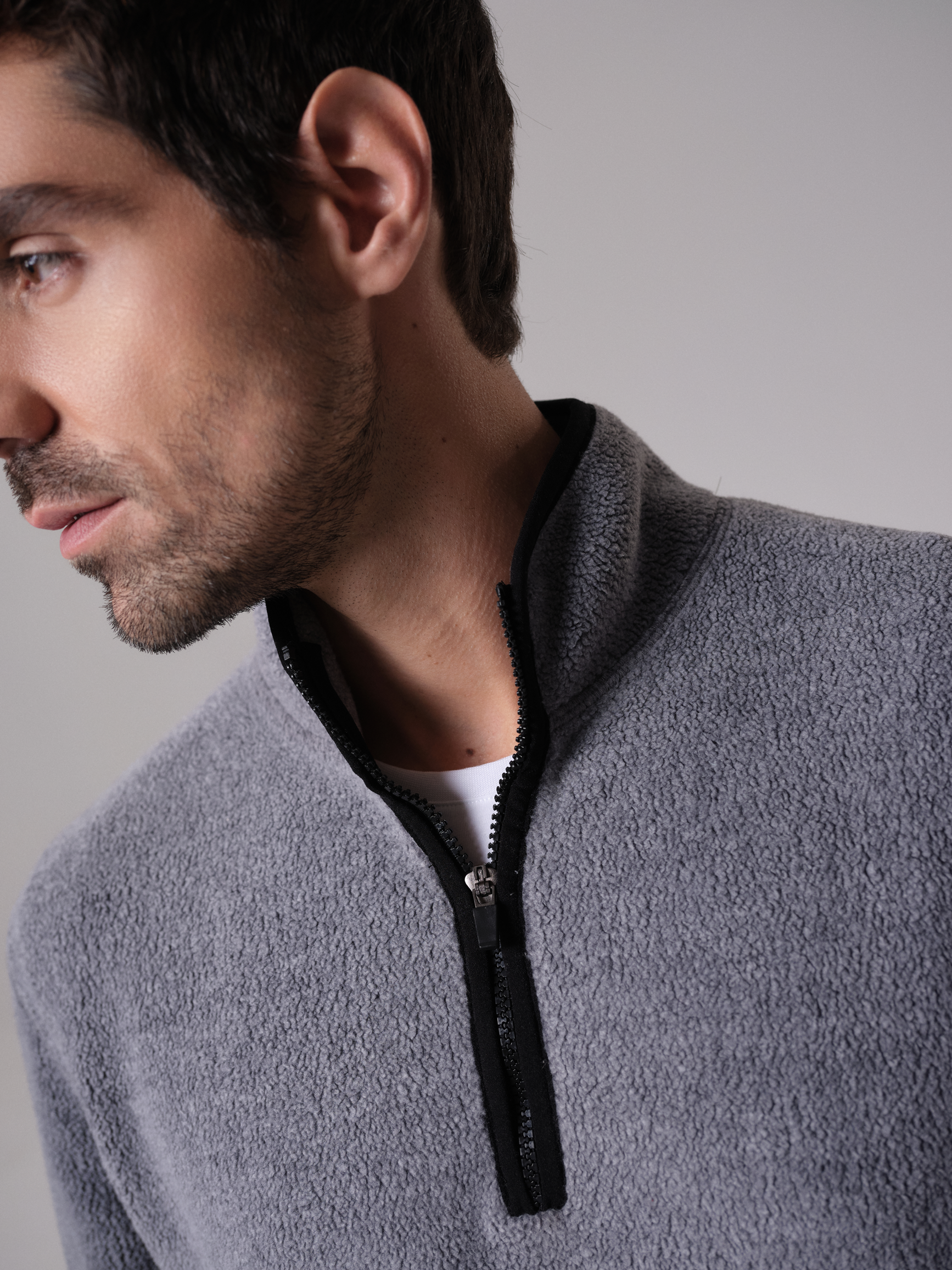 U.N.I. Sherpa Sweatshirt - Platinium