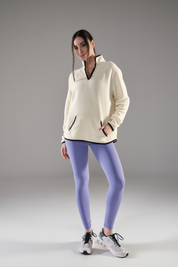 U.N.I. Sherpa Sweatshirt - White Chalk