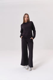 Lofty Winter Palazzo - Black