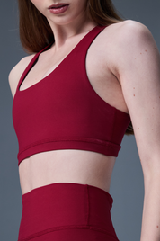 Rain Drop Bra | IMPACT - Dark Cherry