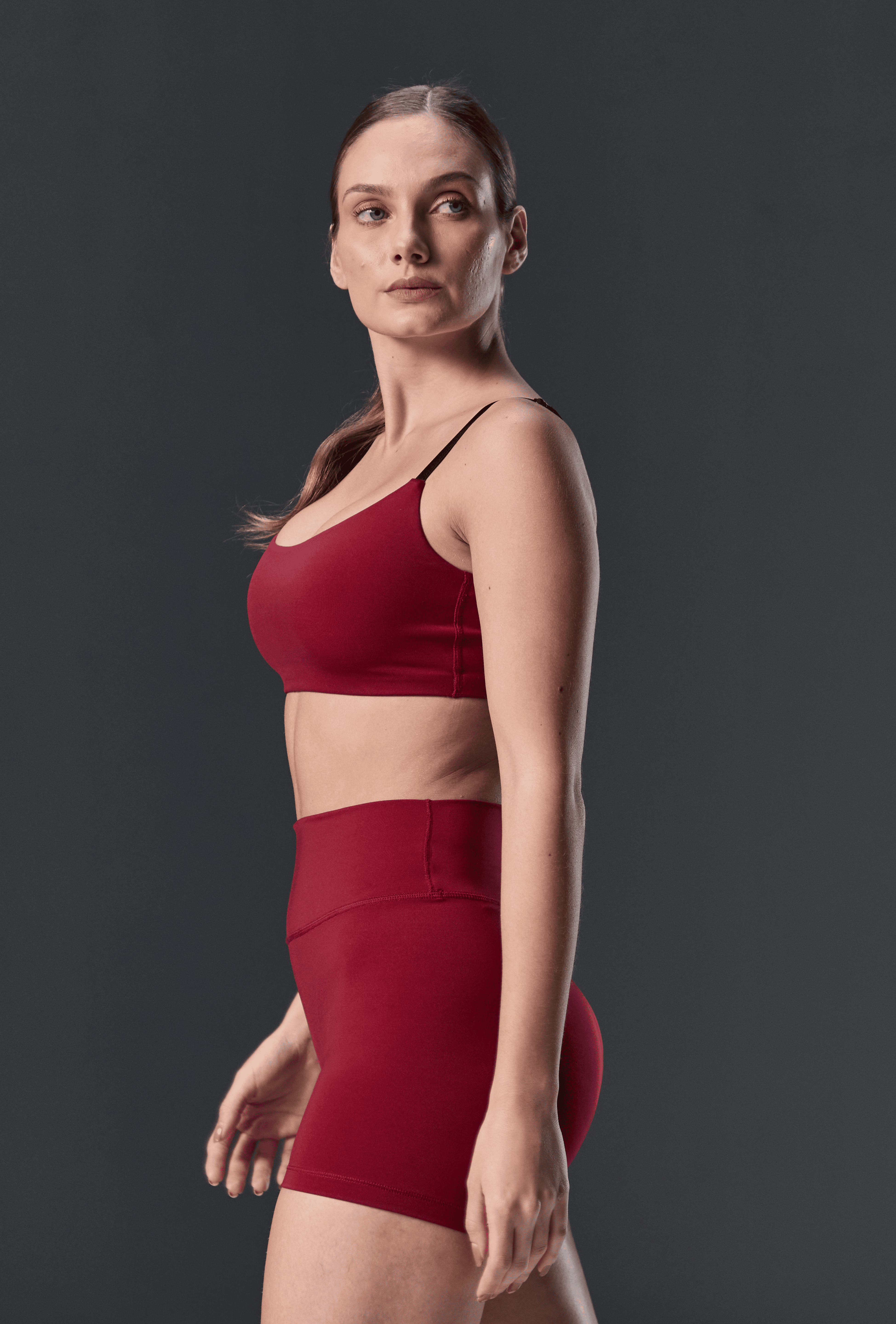 Training Short | FLŌ - Dark Cherry