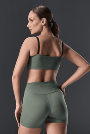 Training Short | FLŌ - Forest Green