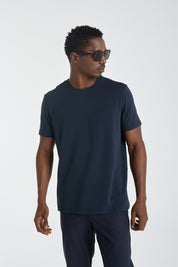 The Essential Tee | AlgaKnit - Nautic Blue