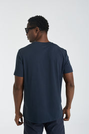 The Essential Tee | AlgaKnit - Nautic Blue
