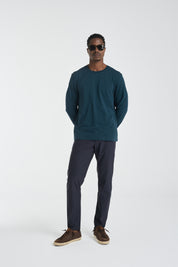 The Essential Long Sleeve Tee - Deep Teal