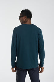 The Essential Long Sleeve Tee - Deep Teal