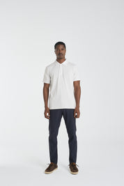 Cloud polo shirt | Algaknit - White
