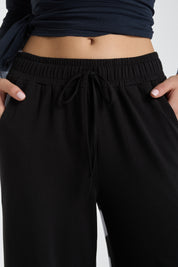 Everyday Palazzo | AlgaKnit - Black