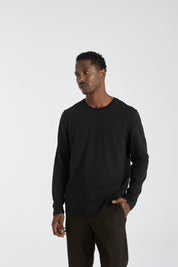 The Essential Long Sleeve Tee - Black
