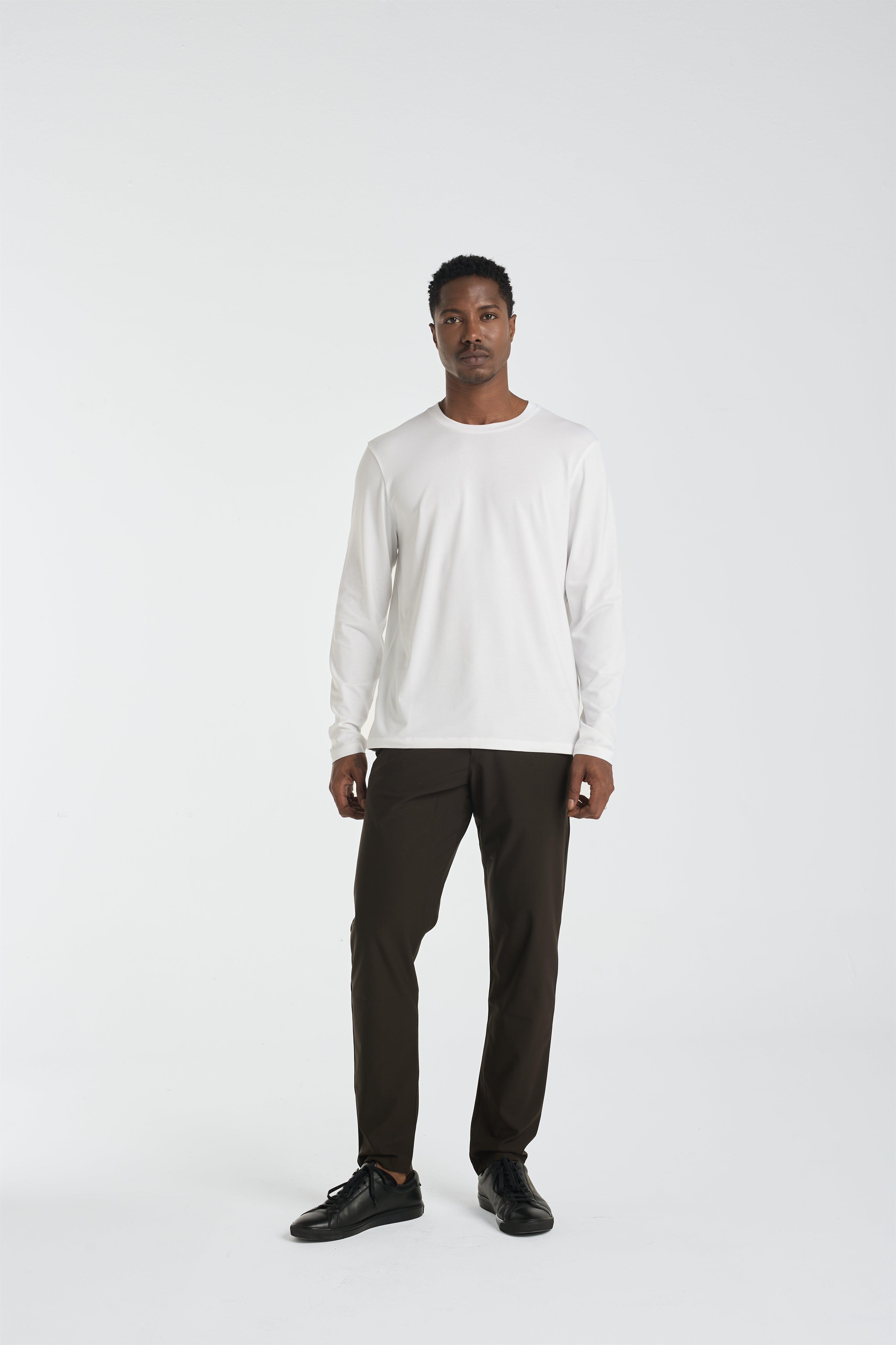 The Essential Long Sleeve Tee - White