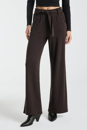 Night Palazzo | AlgaKnit - Dark Chocolate
