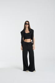 Lofty Winter Palazzo - Black