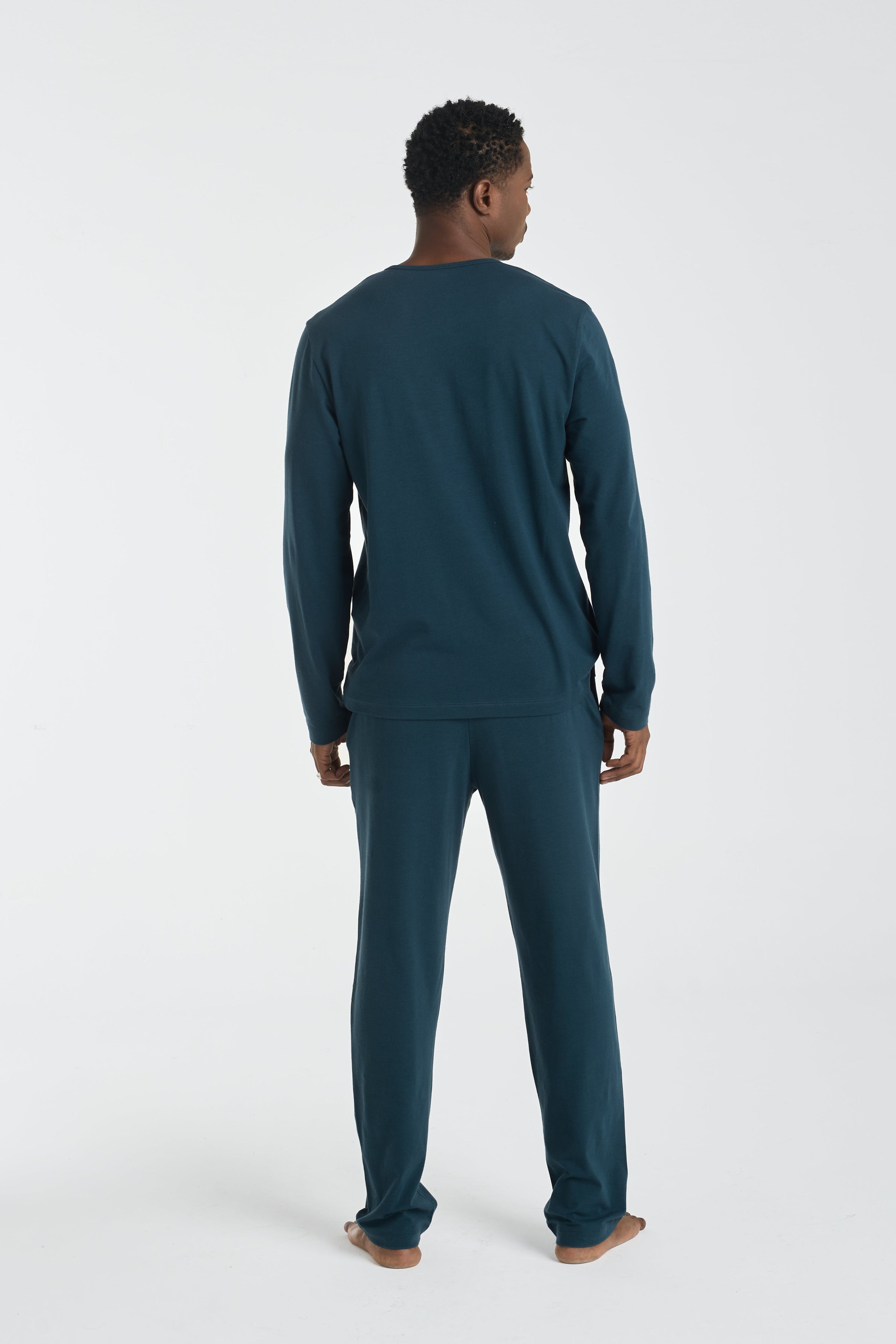Recovery PJ | AlgaKnit - Deep Teal / Lunar Rock