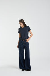 Everyday Tee | AlgaKnit - Nautic Blue