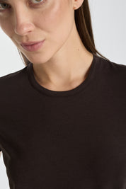 Everyday Tee | AlgaKnit - Dark Chocolate