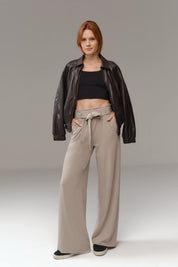 Night Palazzo | AlgaKnit - Taupe