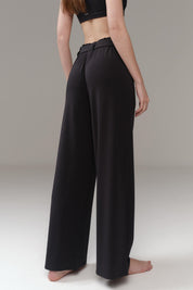 Night Palazzo | AlgaKnit - Dark Chocolate