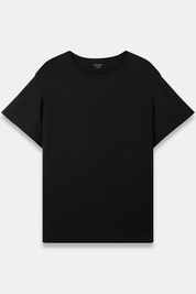 Oversize Super Soft tee | Algaknit - Black