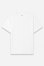 Oversize Super Soft tee | Algaknit - White