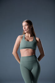 Rain Drop Bra | IMPACT - Forest Green
