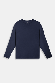 The Essential Long Sleeve Tee - Nautic Blue