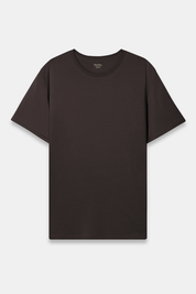 The Essential Tee | AlgaKnit - Dark Chocolate